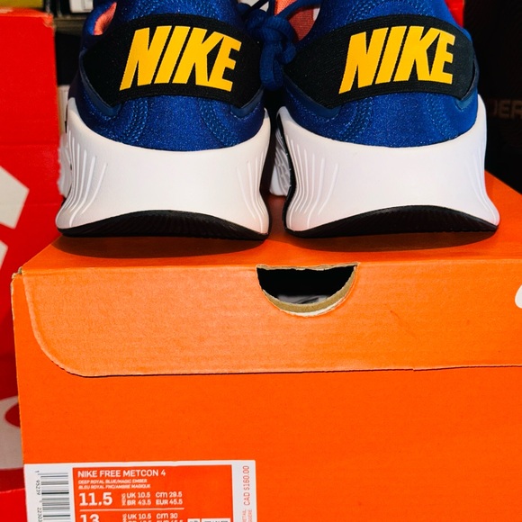 Nike Free Metcon 4 Men’s Size 11 US new with box CT3886 448 - Picture 3 of 8